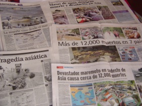 tsunami crise presse ong medias communication